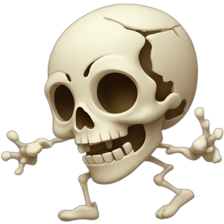 skull dancing emoji