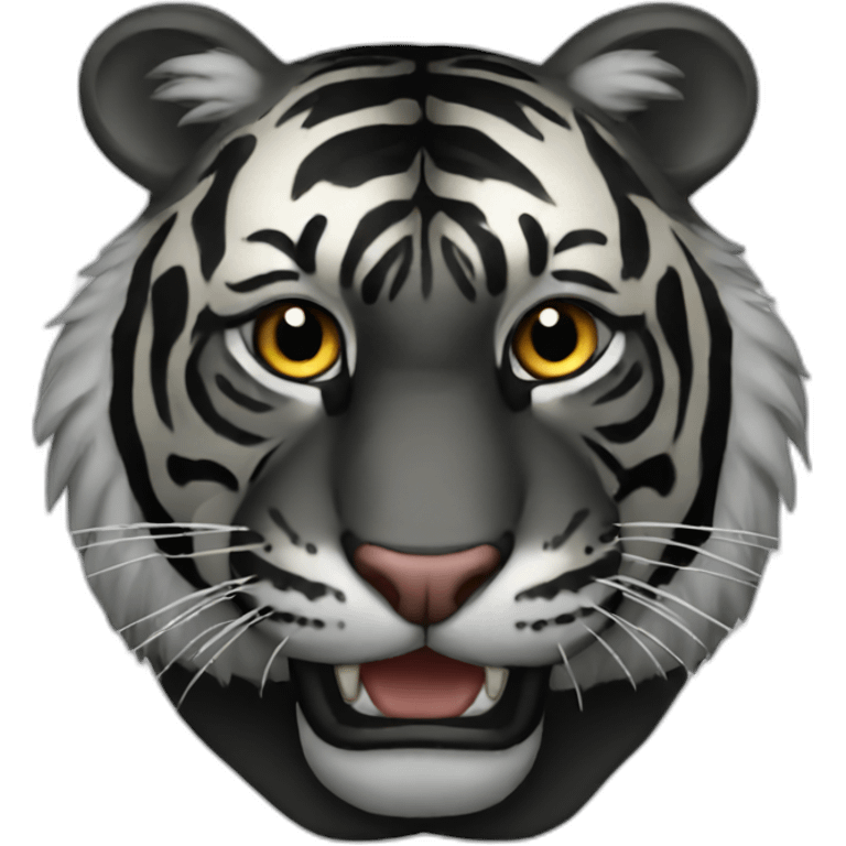 all BLACK Tiger emoji