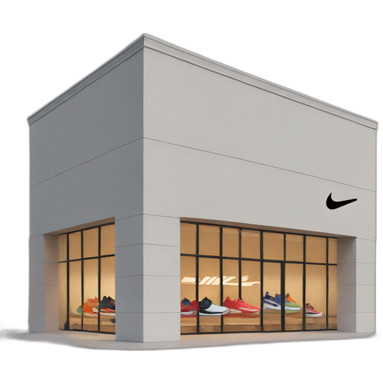 Nike store in America emoji