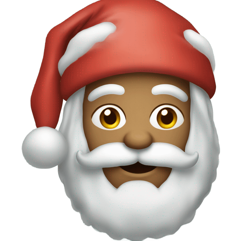 WhatsApp emoji as Santa Claus emoji