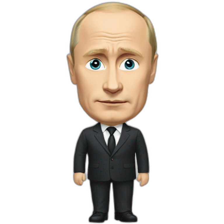 putin with 4 hands and 1 leg emoji