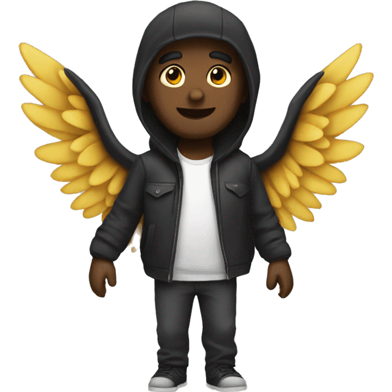 Black wings emoji