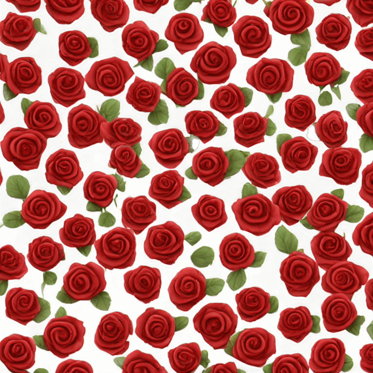 Red roses  emoji