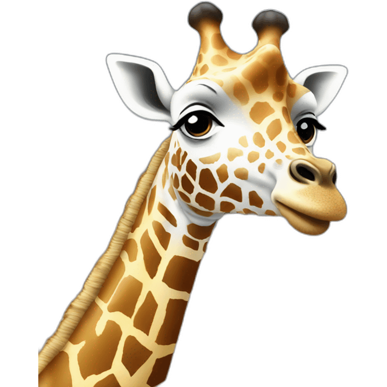 giraffe happy in tucson emoji