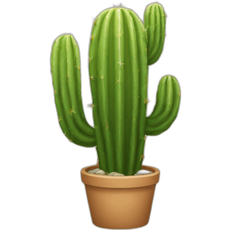 Cactus lunette emoji