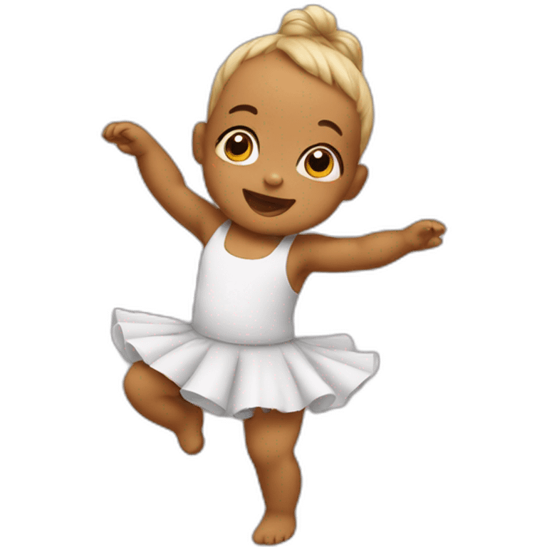 Baby dancing emoji