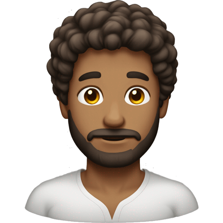 brunnete hairy man emoji