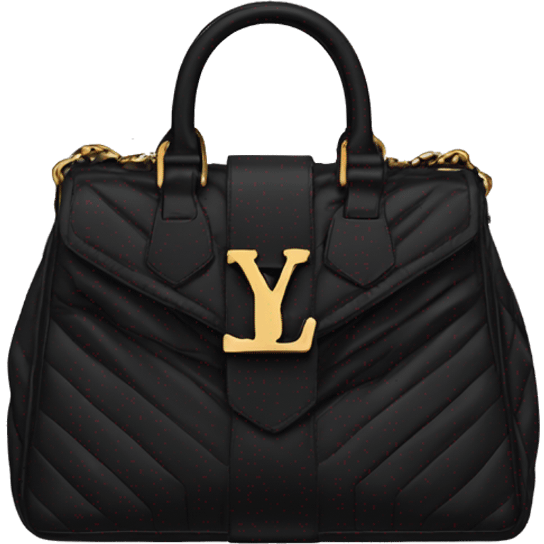 Black YSL bag emoji