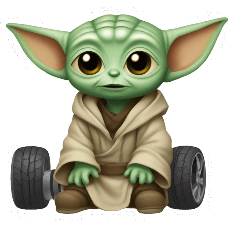 baby yoda car reparing emoji