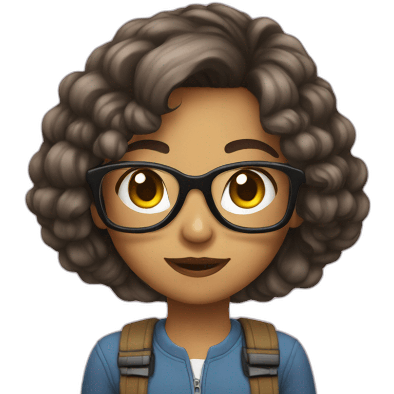 Geek fille emoji