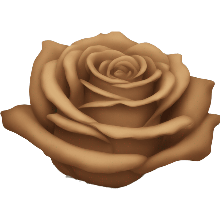 a bunch of brown rose emoji