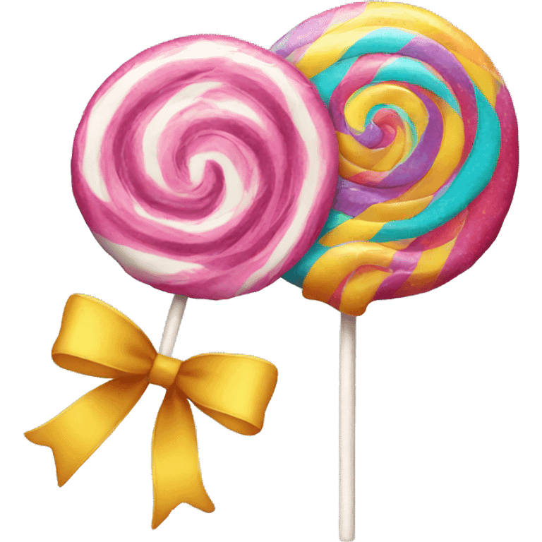 lollipop plus a bow emoji