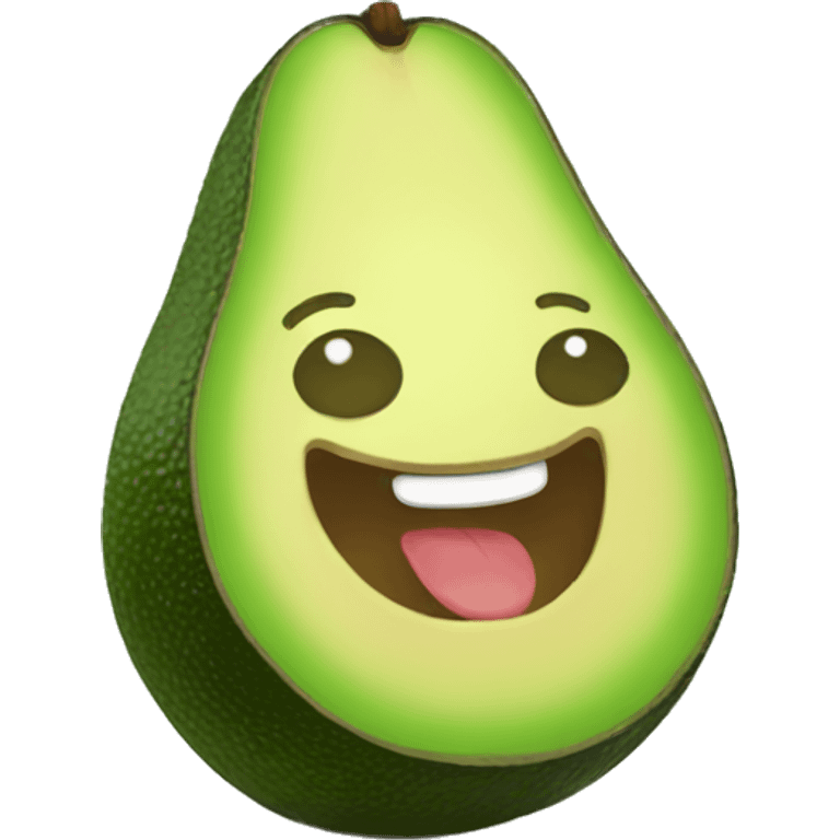 Happy Avocado  emoji