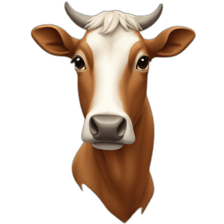 Sprinbock-cow emoji