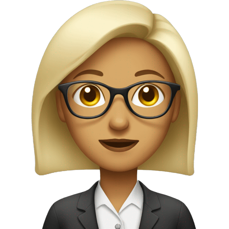 women in eyeglasses emoji