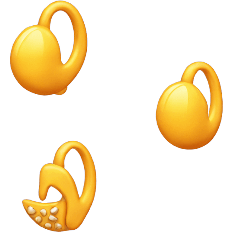 Ear with stud emoji