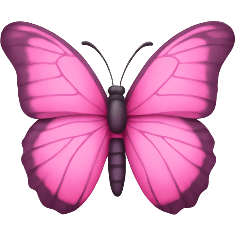 Pink butterfly  emoji