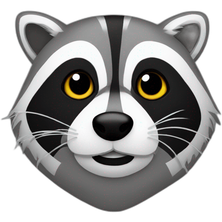 Raccoon choked emoji