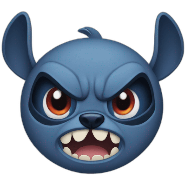 Stitch angry emoji