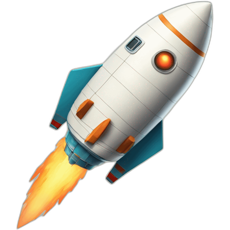 retro space art rocket ship emoji