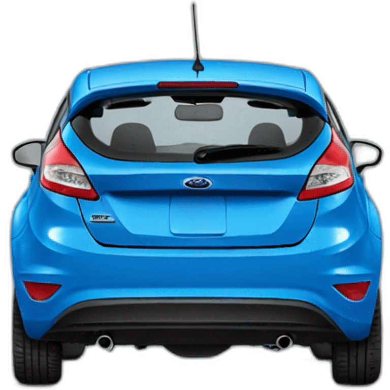 Blue Ford Fiesta emoji