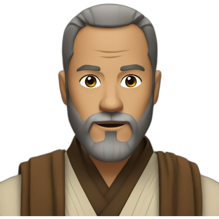 Obi one kenobi si barba emoji