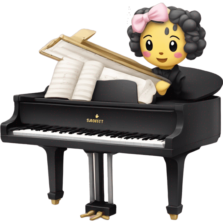 My sweet piano Sanrio emoji