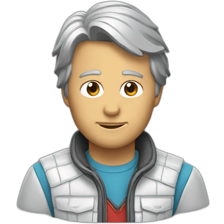 Marty mcfly emoji