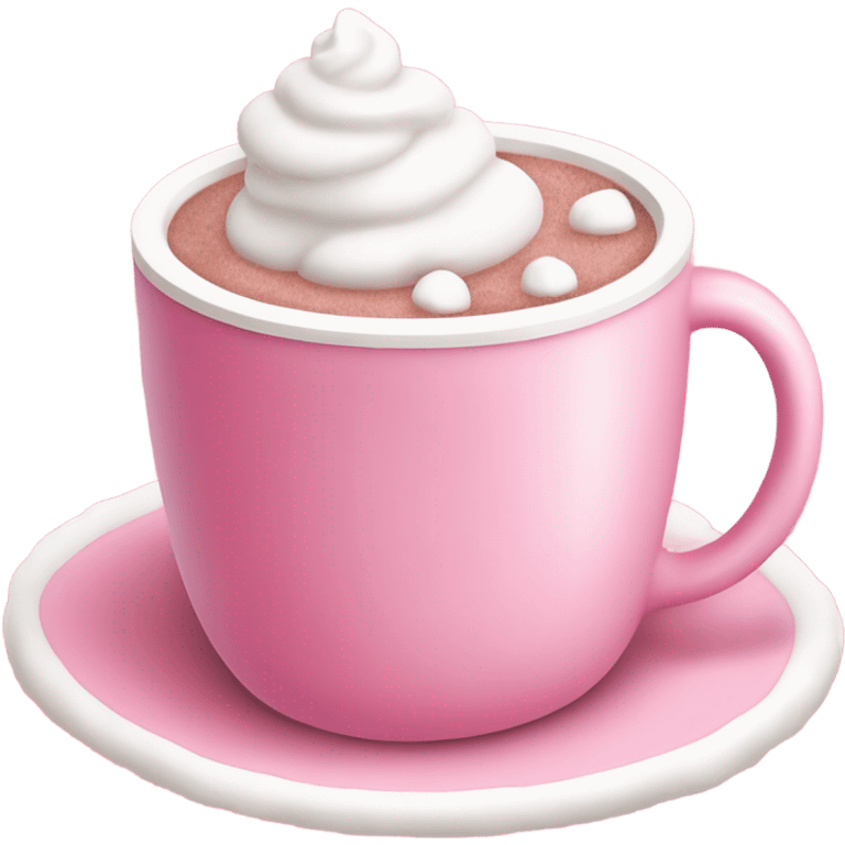 pink hot coco emoji