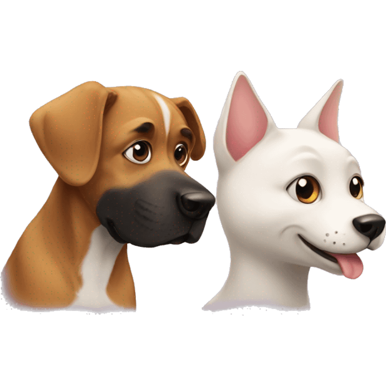 Dog and cat emoji