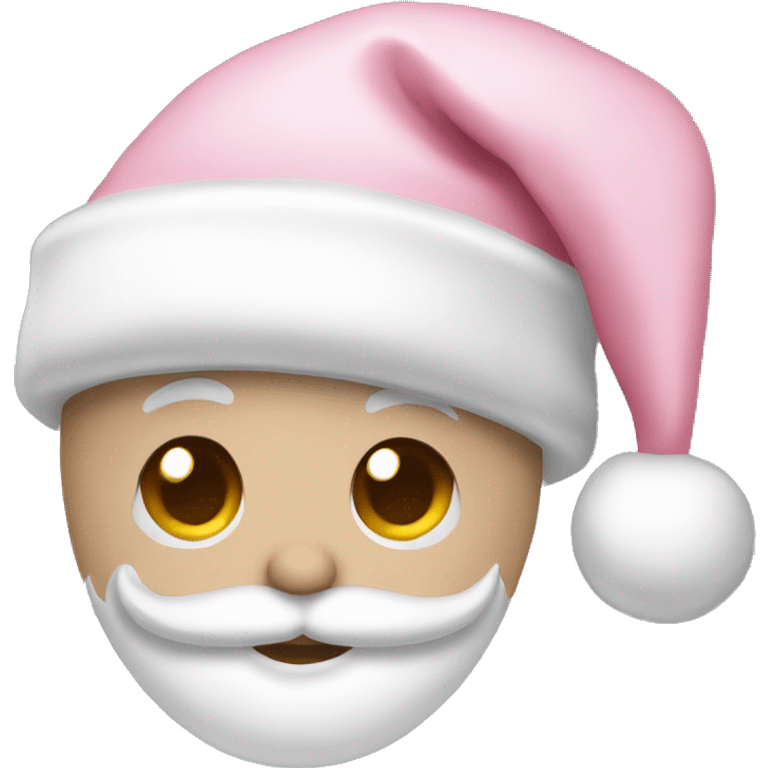 light pink santa hat emoji