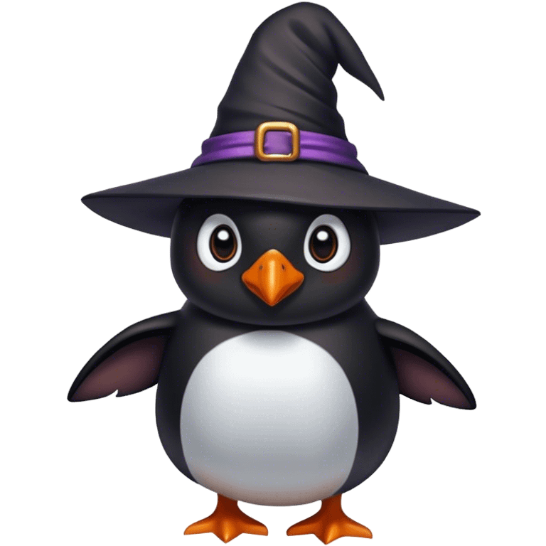 Witch penguin  emoji