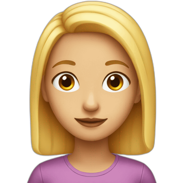 girl eintelligent emoji