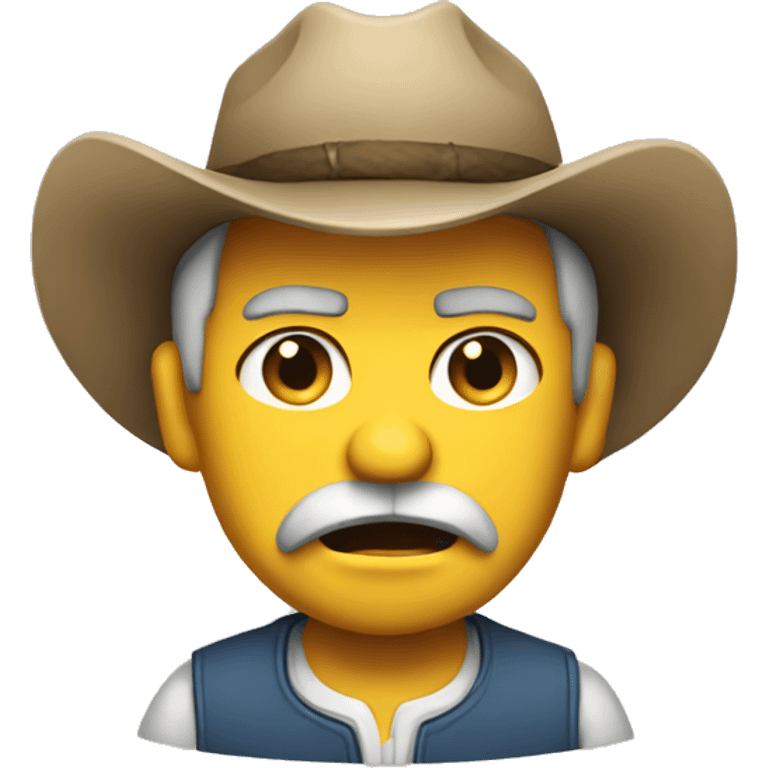 Angry small farmer emoji