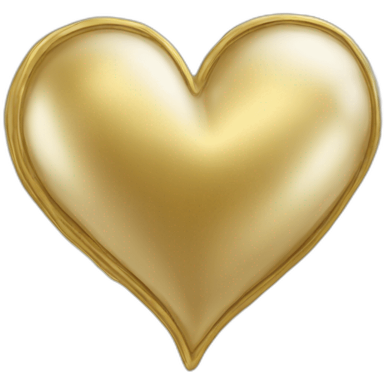 Golden Heart emoji