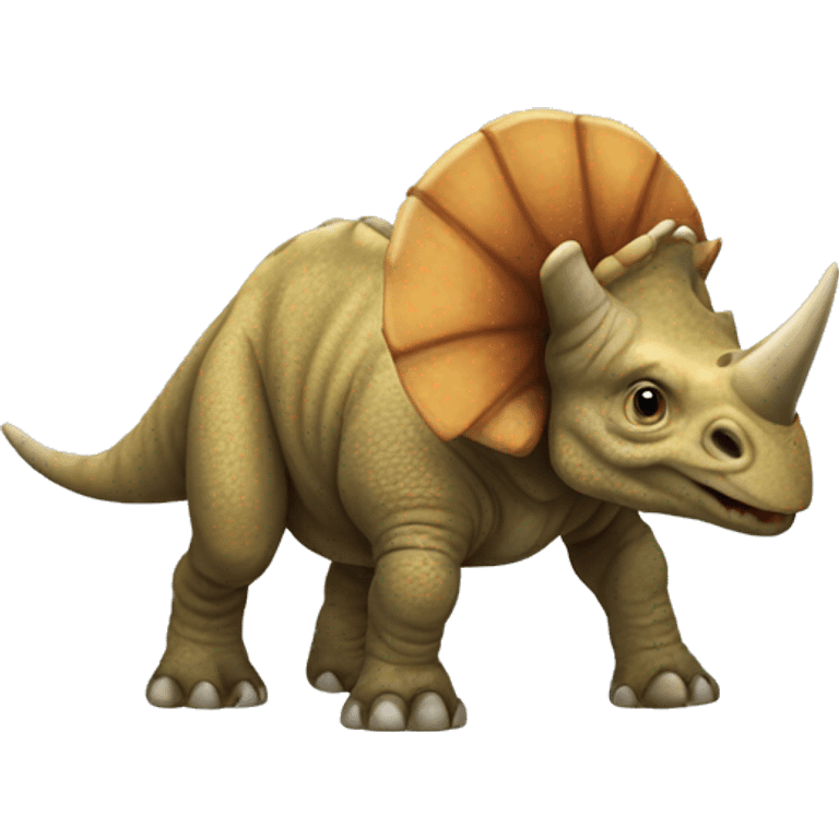 a triceratops emoji