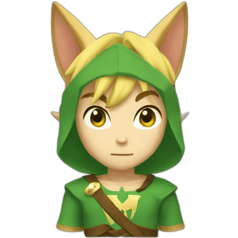 Zelda link twink cat boy tummy emoji