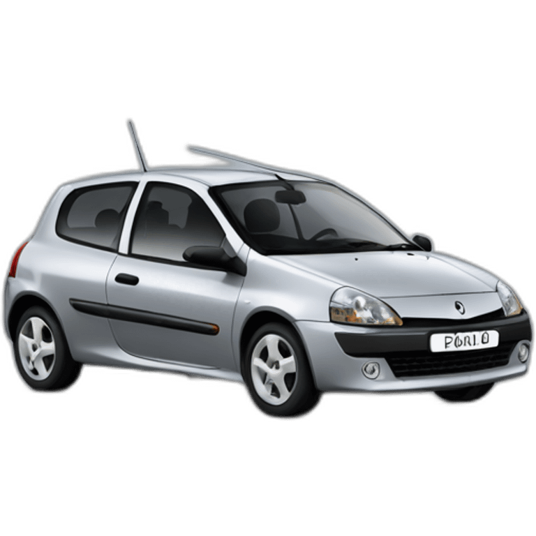 renault clio 2 grey emoji