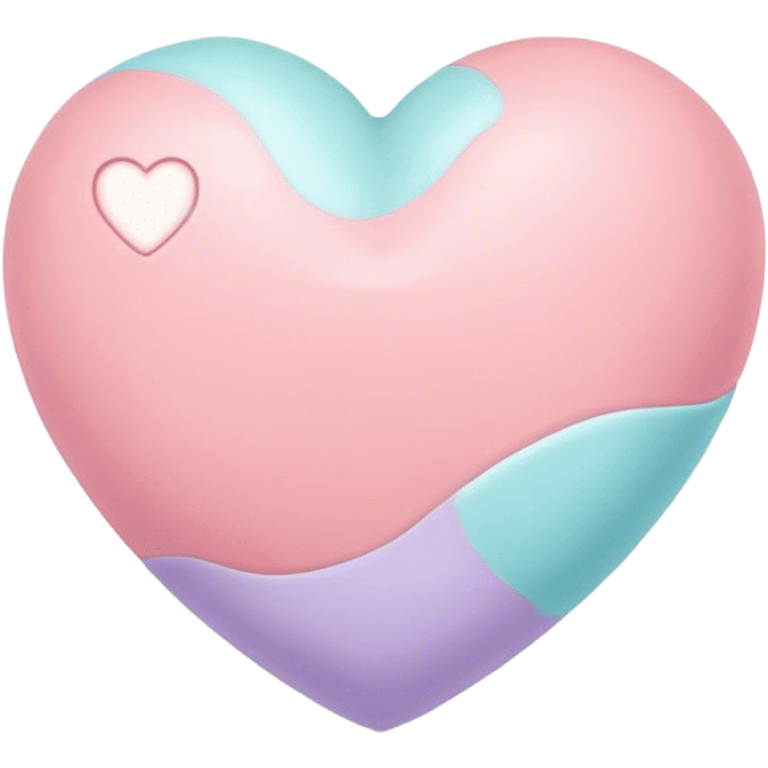 Pastel heart emoji