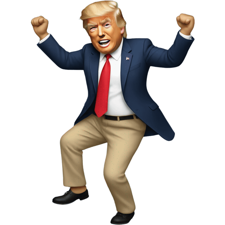 Donald trump dancing emoji