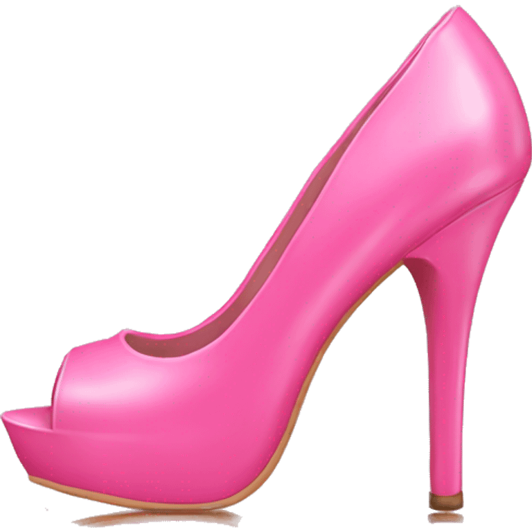 realistic pink heels emoji