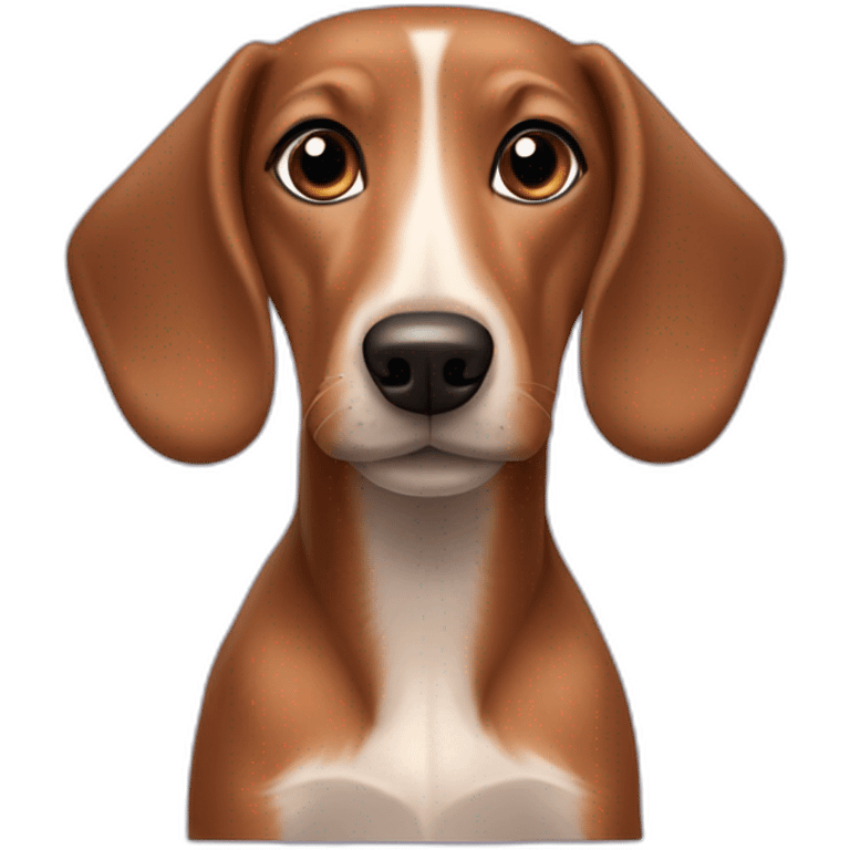 brown dachshund and terrier dog mix emoji