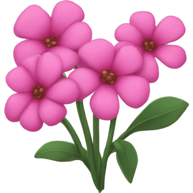 Pink flowers emoji