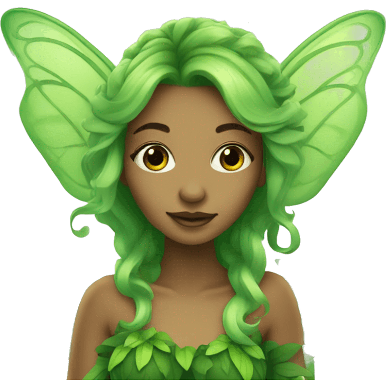 green forest fairy emoji