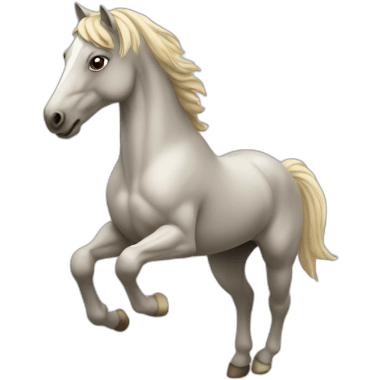 Cheval qui saute  emoji