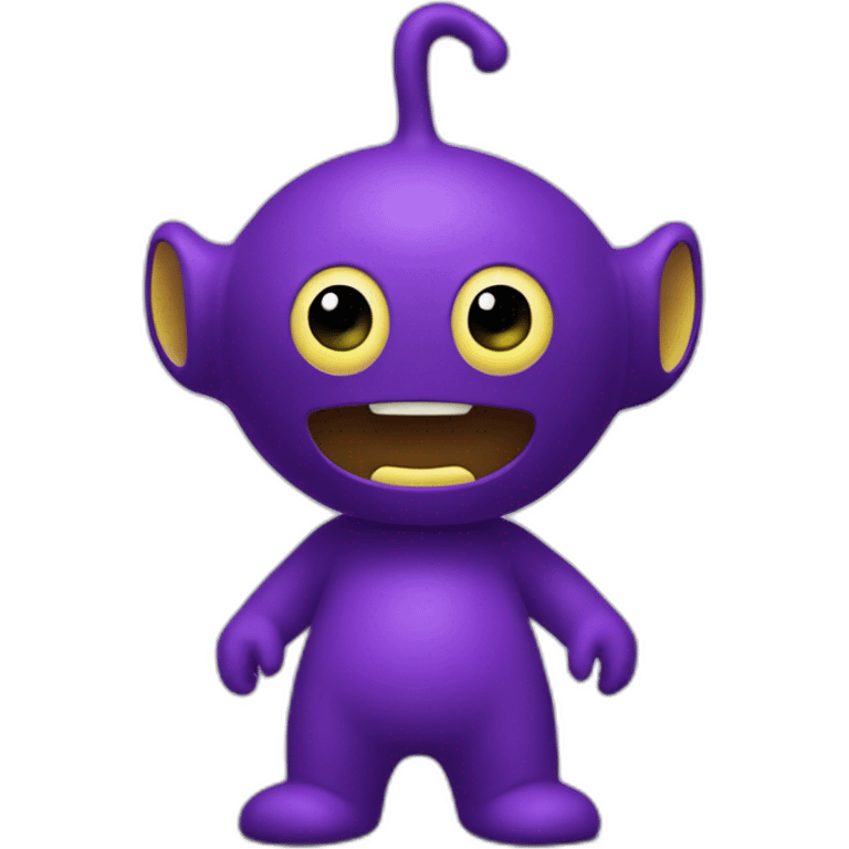 Teletubby tinky-winky the monster emoji