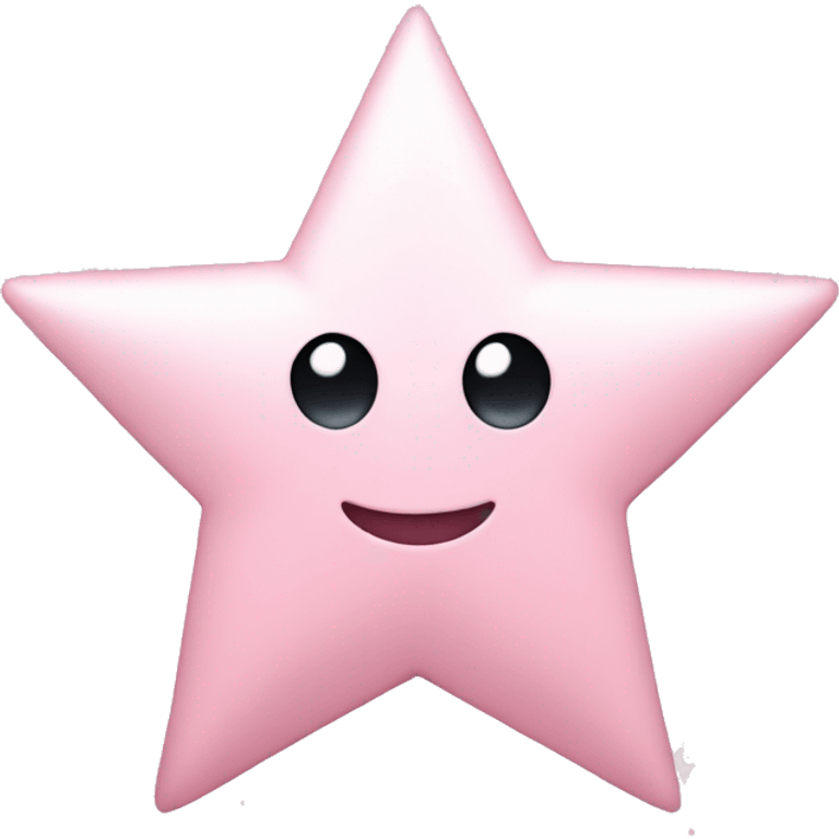 pale pink star sparkle emoji