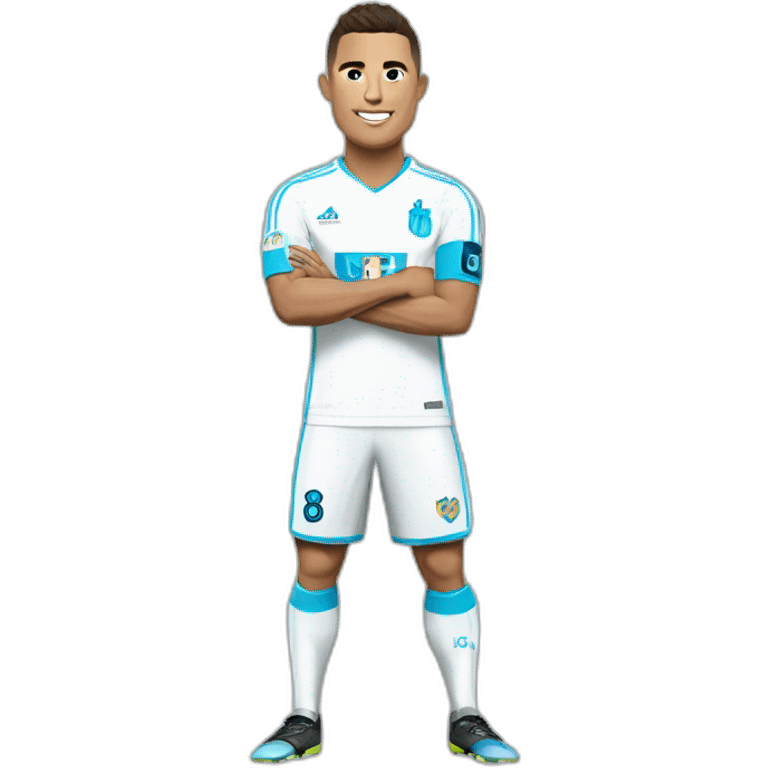 Ronaldo avec le maillot de Marseille emoji