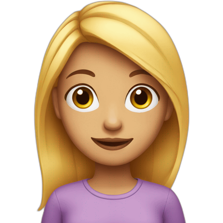 girl cartoon emoji