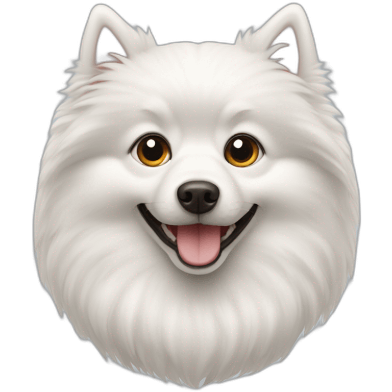 white spitz emoji